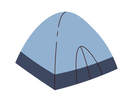 Tent Portable shelterのイラスト素材