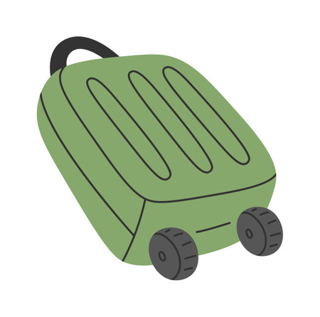 Travel Suitcase Bagのイラスト素材