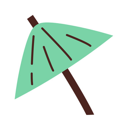 Cocktail umbrella decorationのイラスト素材