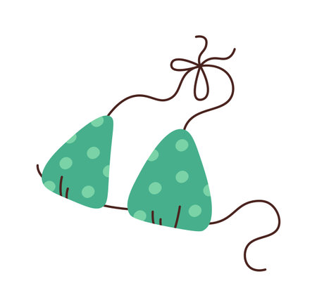 Bra Swimwear clothesのイラスト素材