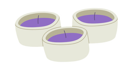 Aroma Candles Illustrationのイラスト素材