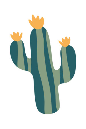 Hand Drawn Cactusのイラスト素材