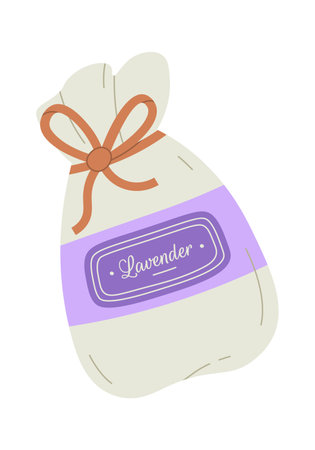 Lavender Sachet Bagのイラスト素材
