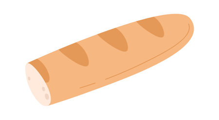 Baguette Bread Bakingのイラスト素材