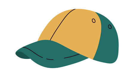 Summer Baseball Capのイラスト素材