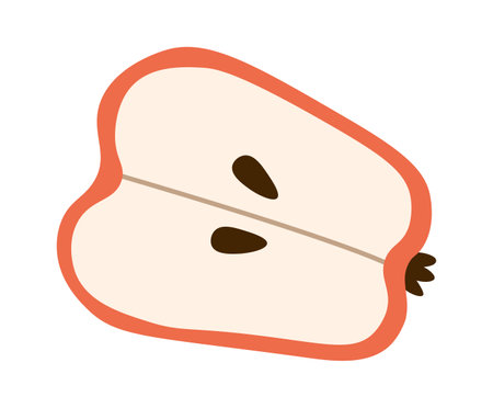 Half Of Appleのイラスト素材