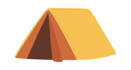Retro Camping Tentのイラスト素材