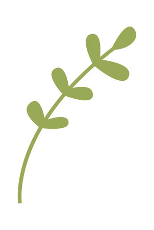 Floral Brunch With Leavesのイラスト素材