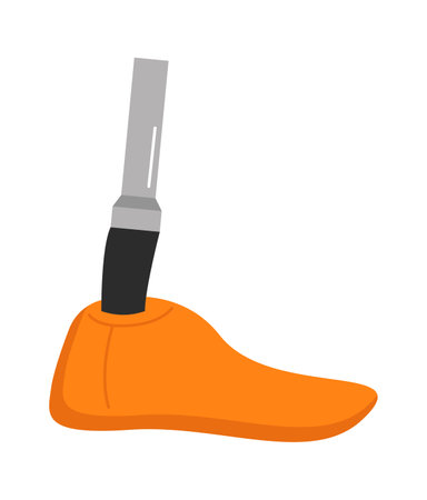 Cyber Leg Prosthesisのイラスト素材