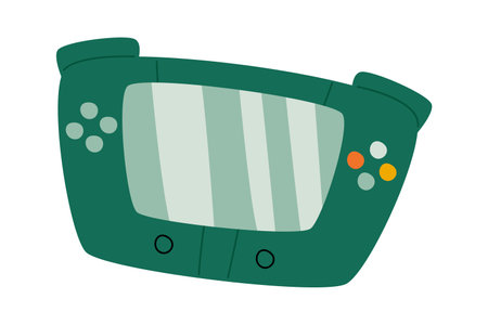 Portable Game Consoleのイラスト素材