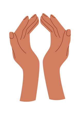 Hands Holding Gestureのイラスト素材