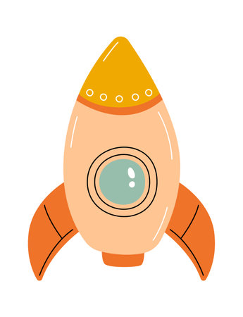 Kids Toy Rocketのイラスト素材