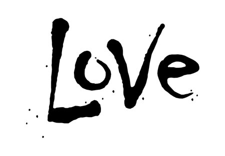 Love Cartoon Letteringのイラスト素材