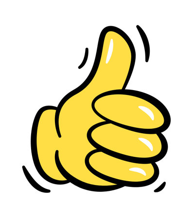 Thumbs Up Signのイラスト素材