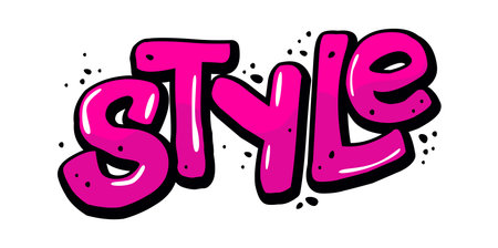 Style Street Art Stickerのイラスト素材