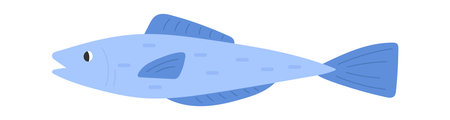 Sea Fish Illustrationのイラスト素材
