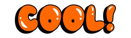 Cool Comic Font Lettersのイラスト素材