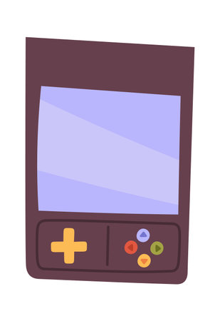 Portable Game Consoleのイラスト素材
