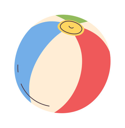 Inflatable Beach Ballのイラスト素材