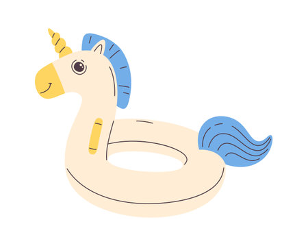 Inflatable Unicorn Ringのイラスト素材