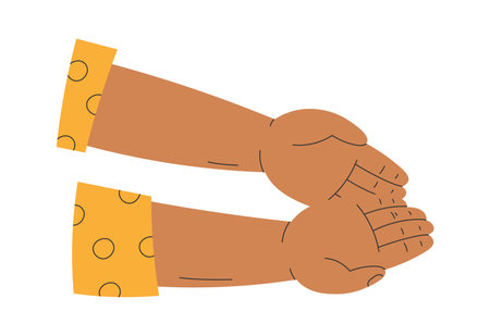 Human Hands Illustrationのイラスト素材