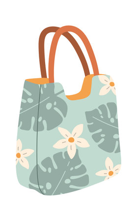Beach Tropical Bagのイラスト素材
