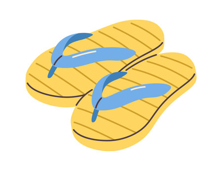 Slipper Shoes Illustrationのイラスト素材