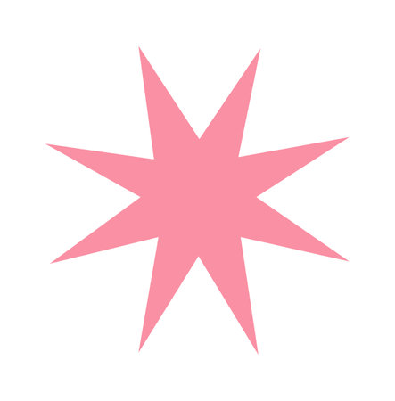 Star Geometric Shapeのイラスト素材