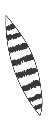 Doodle Plant Leafのイラスト素材