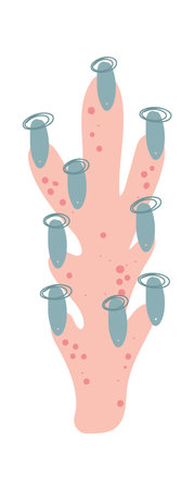 Sea Coral Plantのイラスト素材