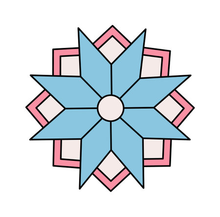 Mandala Geometric Symbolのイラスト素材