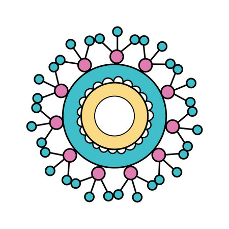 Mandala Flower Symbolのイラスト素材
