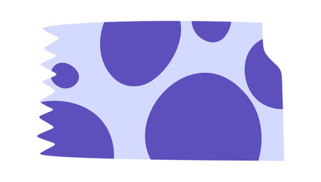 Adhesive Tape With Abstract Patternのイラスト素材