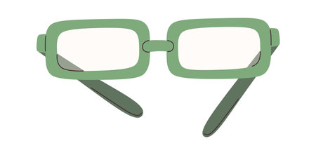 Rectangle Eye Glassesのイラスト素材