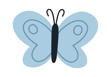 Butterfly Insect Iconのイラスト素材