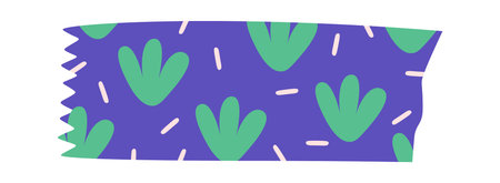 Adhesive Tape With Floral Pattern