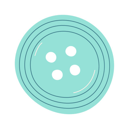 Round Clothes Buttonのイラスト素材
