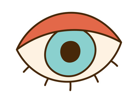 Cartoon Eye Illustrationのイラスト素材