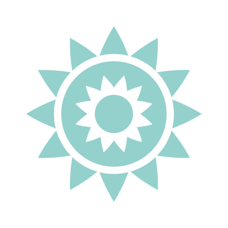 Geometric Round Star Figureのイラスト素材