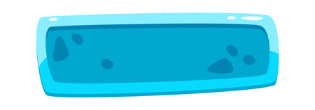 Rectangle Web Game Buttonのイラスト素材