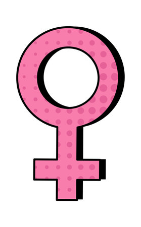 Female Comic Signのイラスト素材