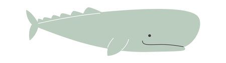 Whale Marine Animalのイラスト素材