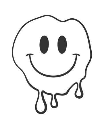 Graffiti Smile Emoticonのイラスト素材