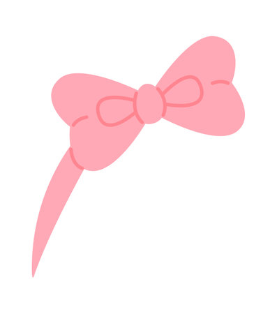 Textile Bow Accessoryのイラスト素材