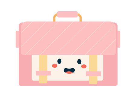 Attache Case Bag Characterのイラスト素材