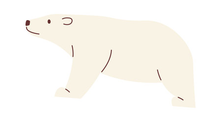 White Bear Animalのイラスト素材
