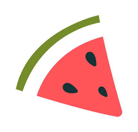 Watermelon Fruit Sliceのイラスト素材