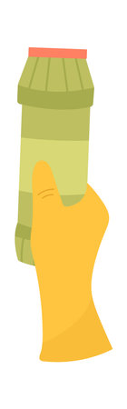 Hand With Detergentのイラスト素材