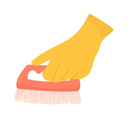 Hand With Brushのイラスト素材