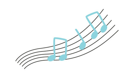 Musical Notes Iconのイラスト素材